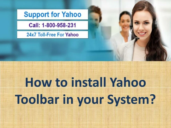 How to install Yahoo Toolbar in your System?