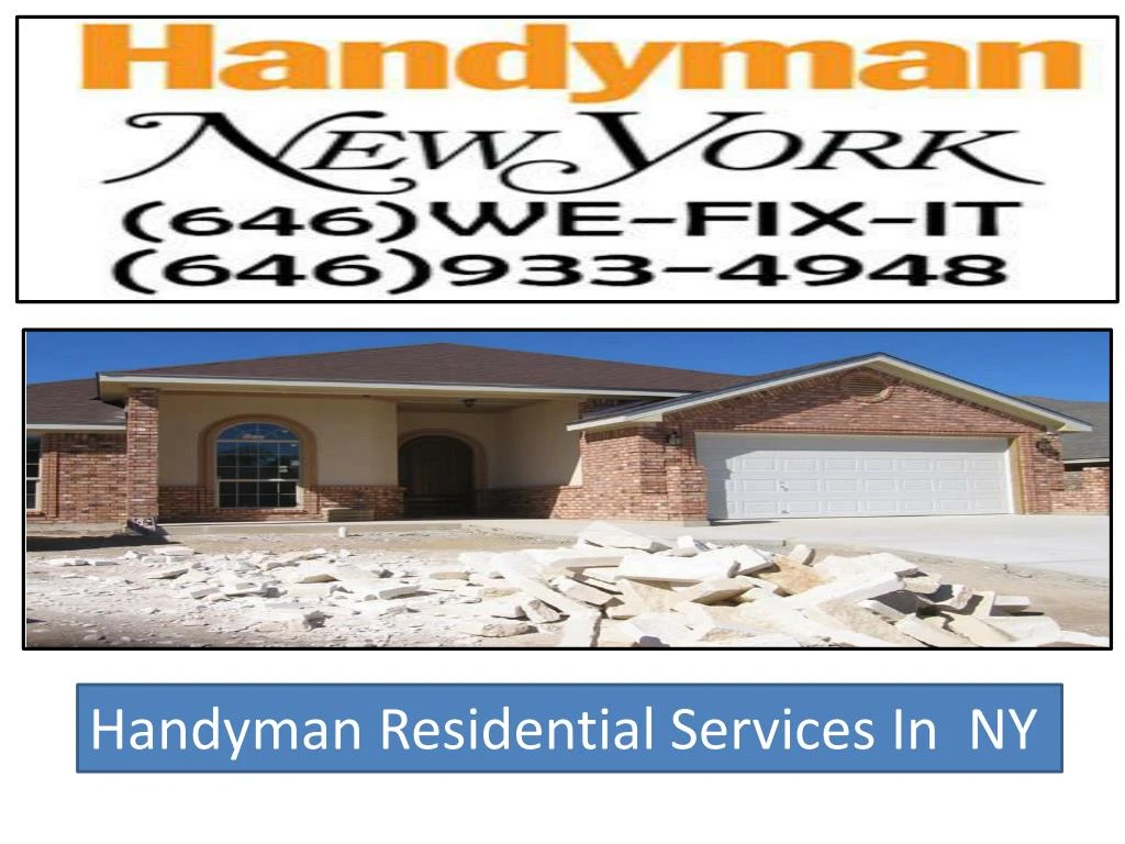 handyman residential services in ny