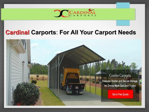 Cardinal Carports: For All Your Carport Needs