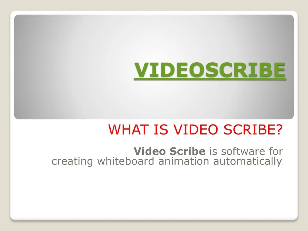 videoscribe