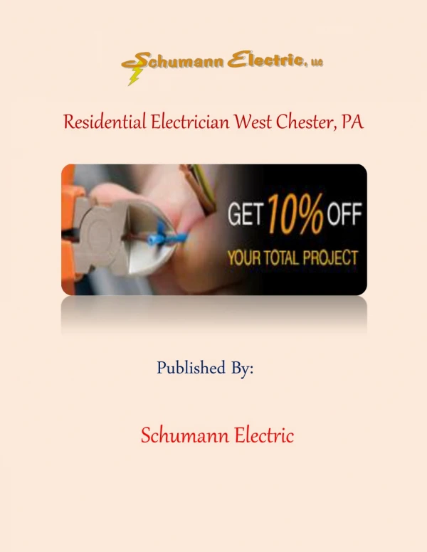 Visit Residential Electrician West Chester, PA