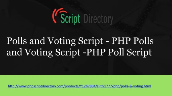 Polls and Voting Script - PHP Polls and Voting Script