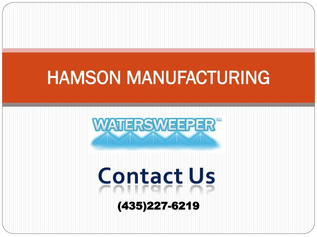 hamson manufacturing