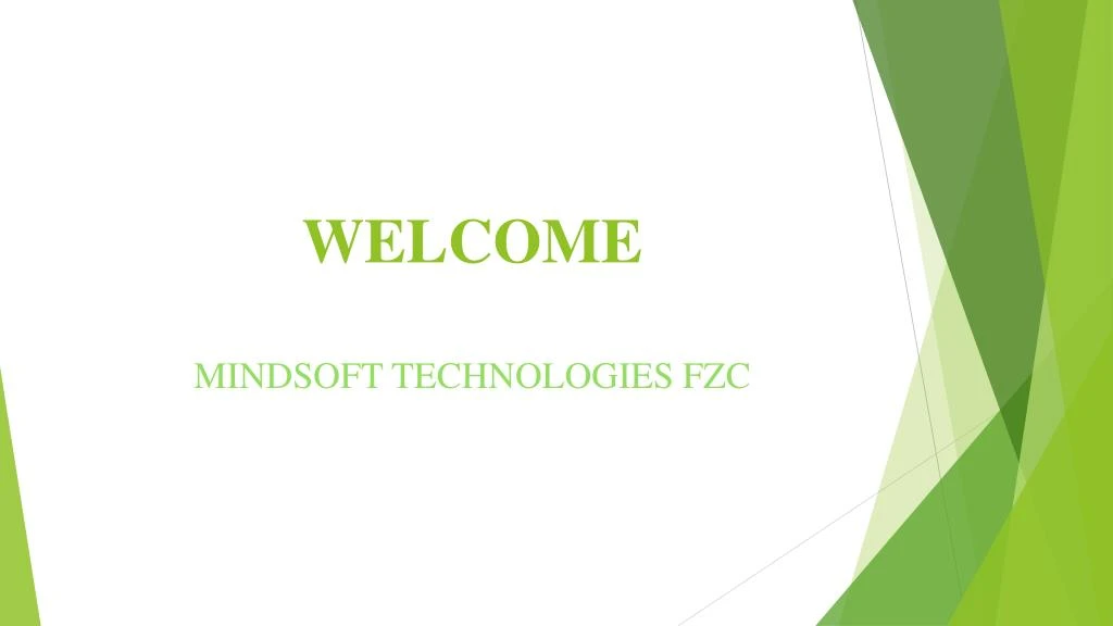 welcome mindsoft technologies fzc
