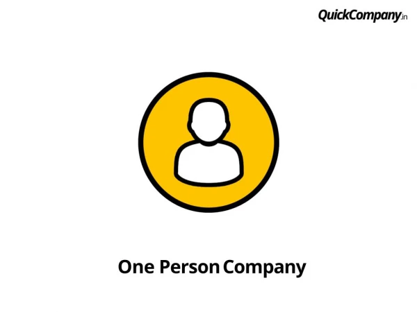 Introduction of One Person Company | Documents Checklist