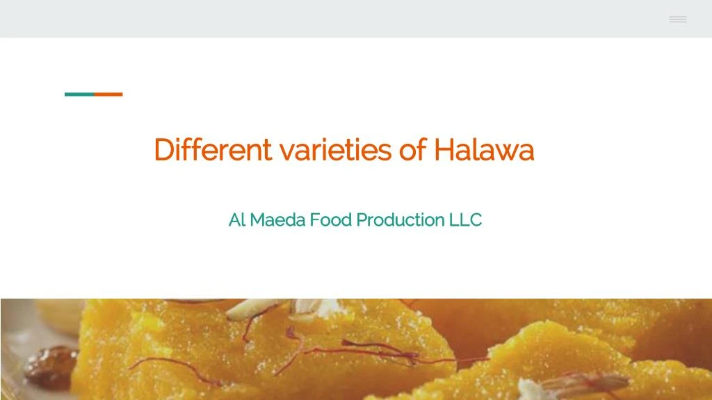 different varieties of halawa