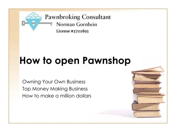 How to open Pawnshop
