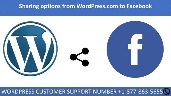 Sharing options from WordPress.com to Facebook