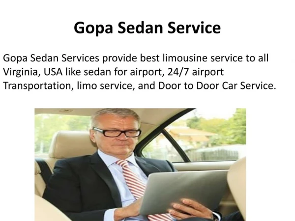 Gopa Sedan Service