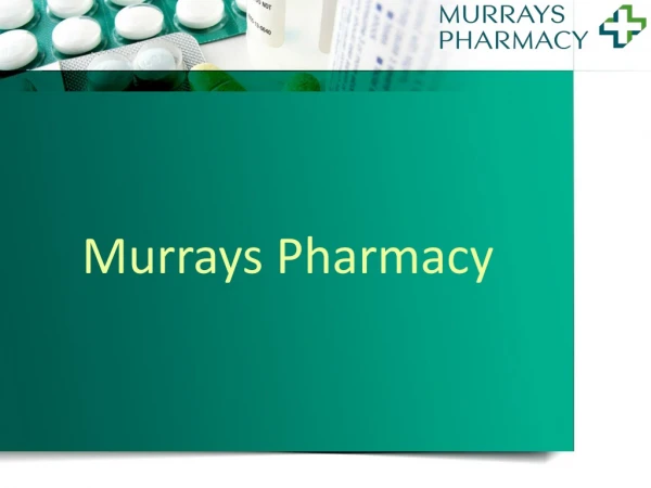 Chemist Worcester | Murrays Pharmacy