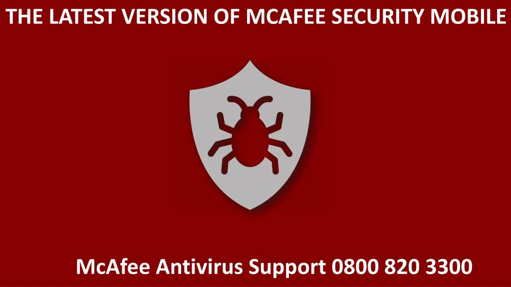 the latest version of mcafee security mobile