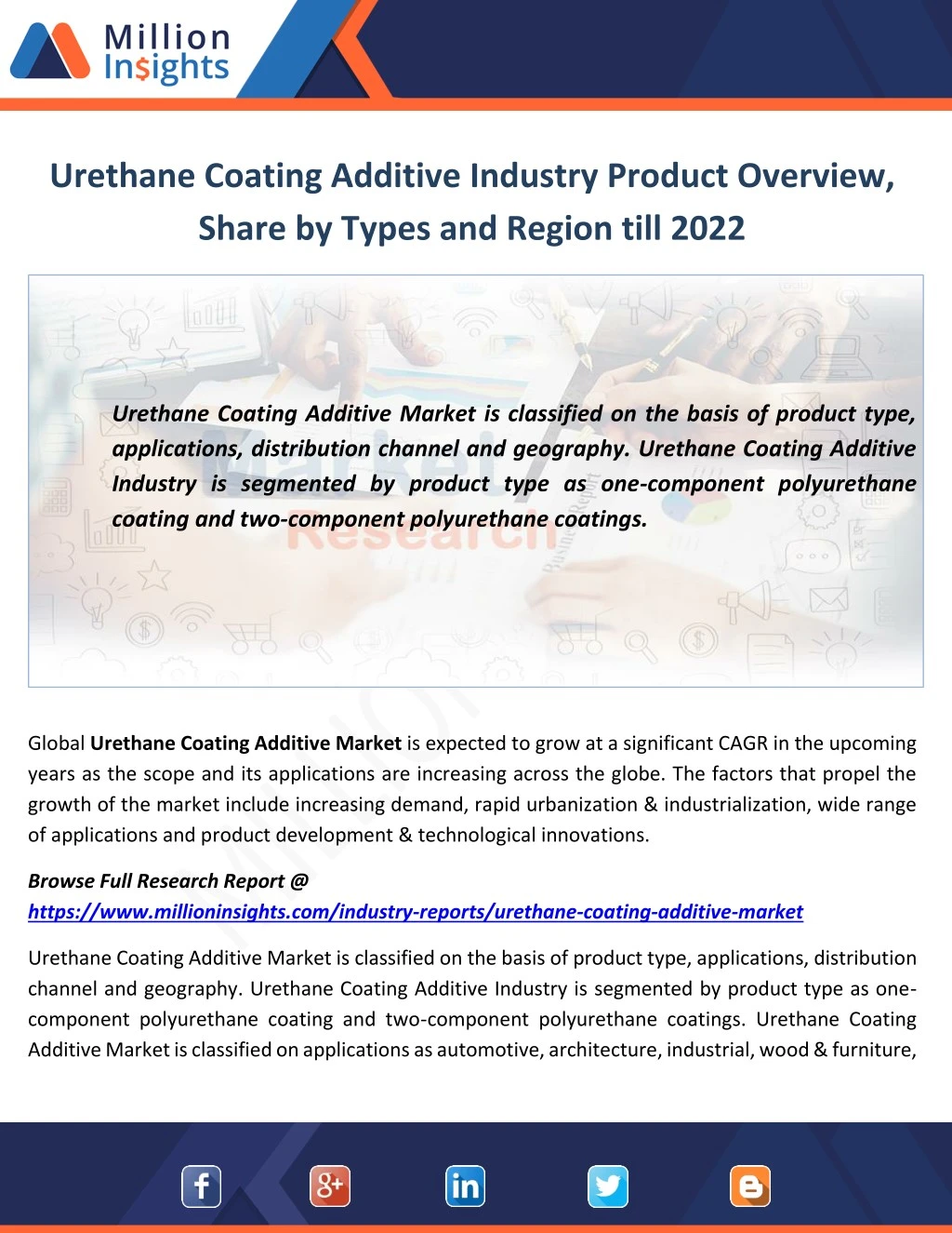 urethane coating additive industry product
