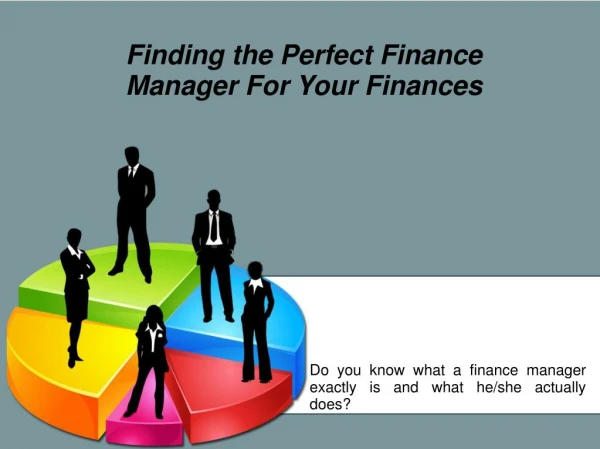 Finding the Perfect Finance Manager For Your Finances