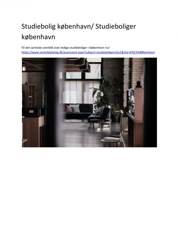 studiebolig k benhavn studieboliger k benhavn