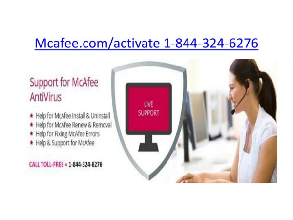 mcafee com activate 1 844 324 6276