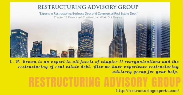 Chapter 11 Advisor | Restructuring Advisory Group .