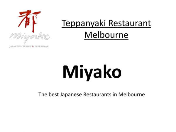 Best Restaurants Melbourne