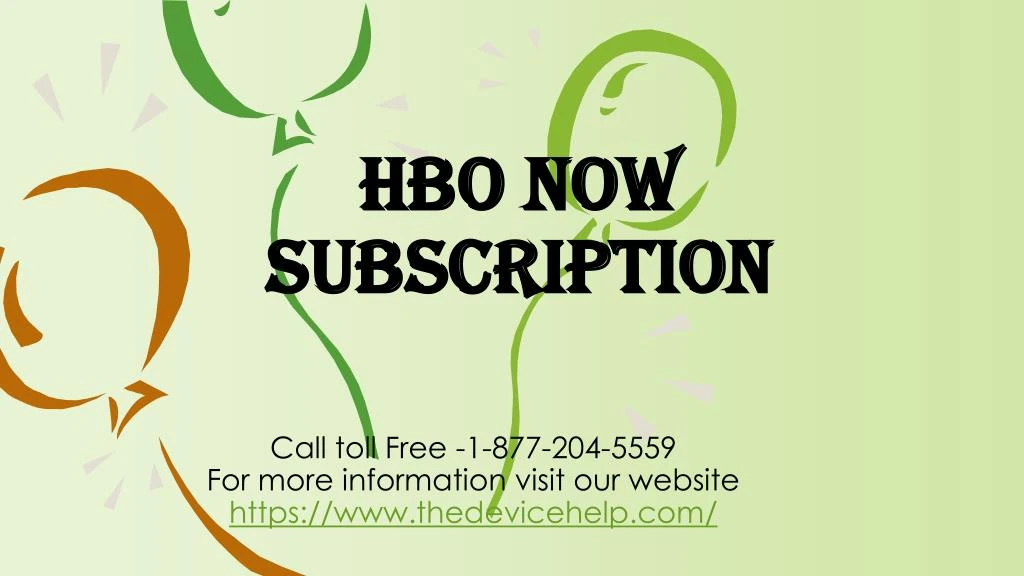 hbo now subscription