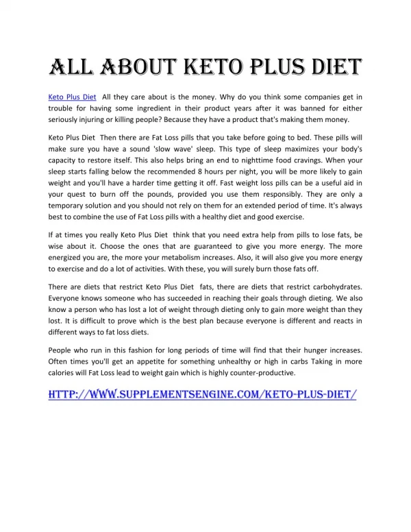 http://www.supplementsengine.com/keto-plus-diet/