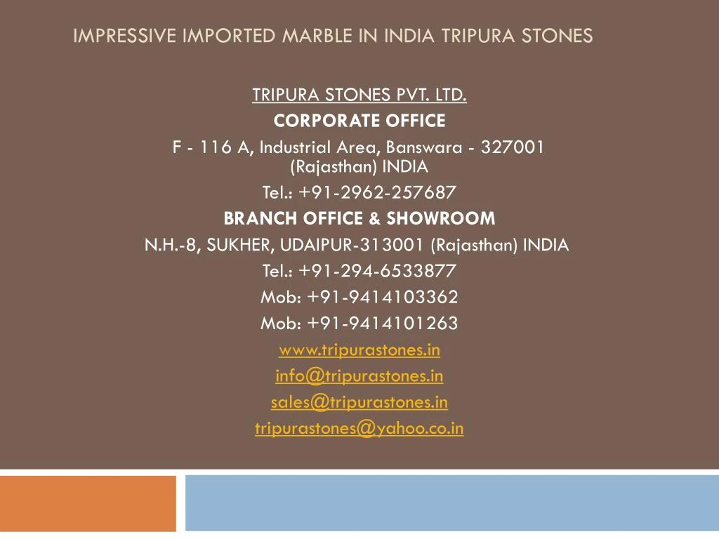 impressive imported marble in india tripura stones