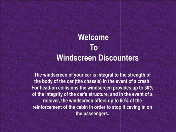 Hyundai windscreen