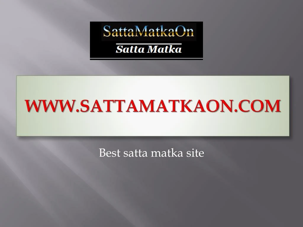 www sattamatkaon com