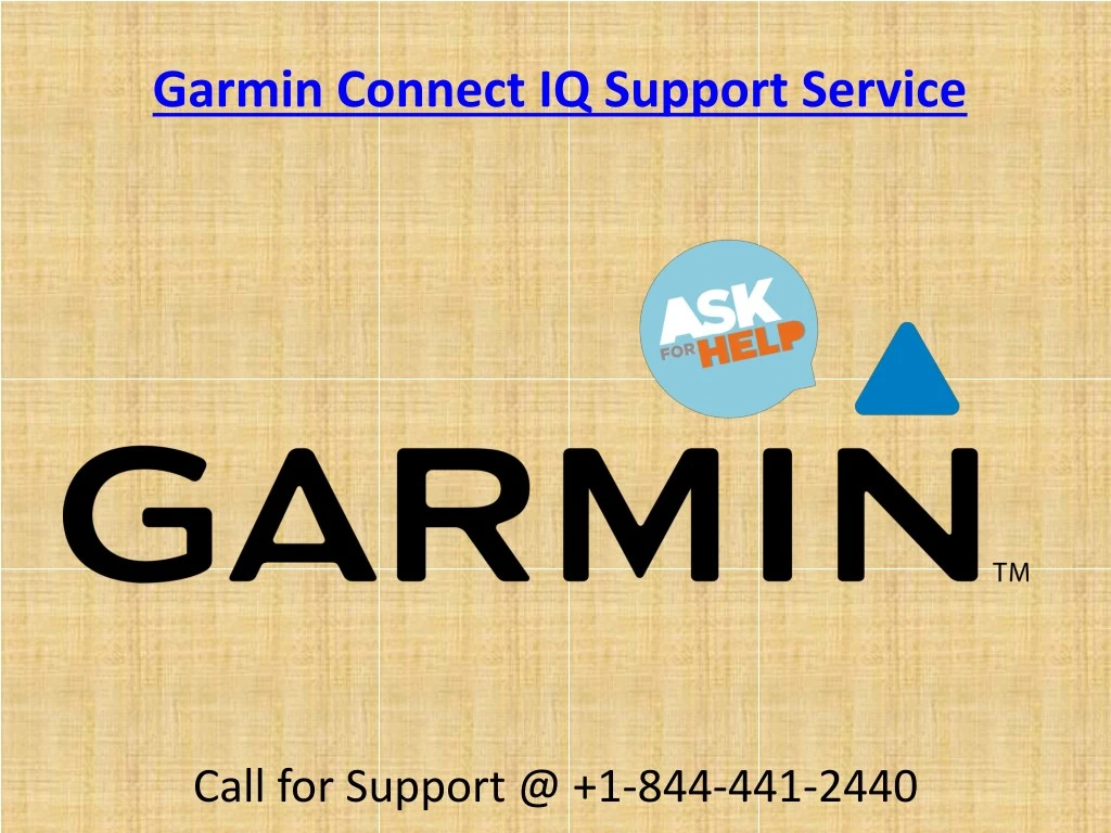 garmin connect iq support service
