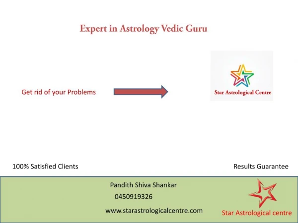 Star Astrological Centre- Love and Marriage problems