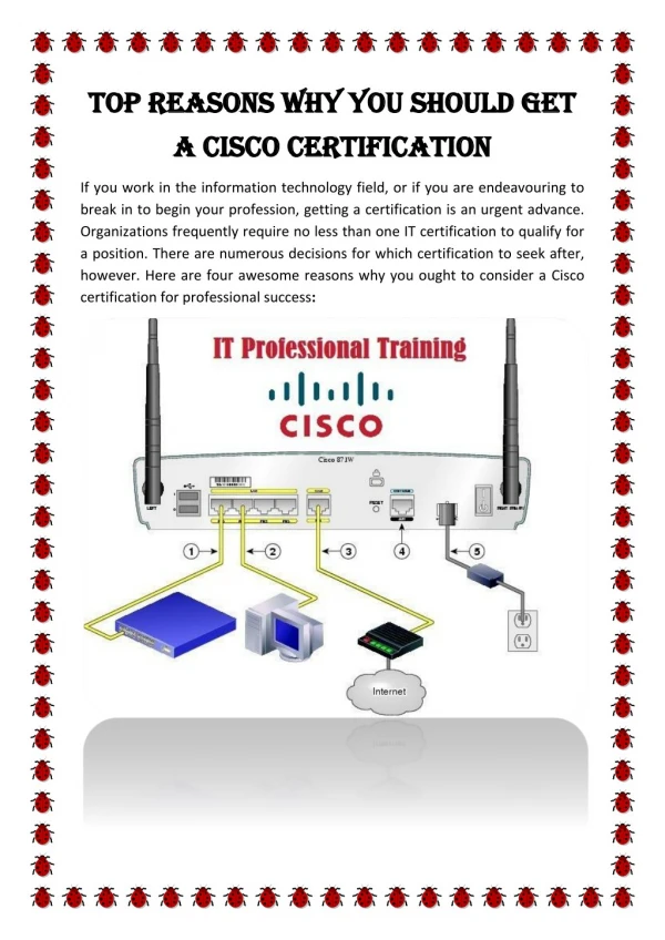 Top Reasons Why You Should get a CISCO Certification