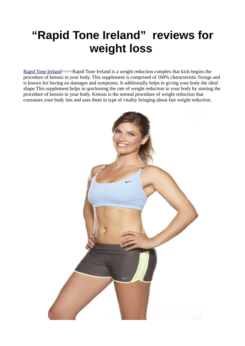 rapid tone ireland reviews for weight loss