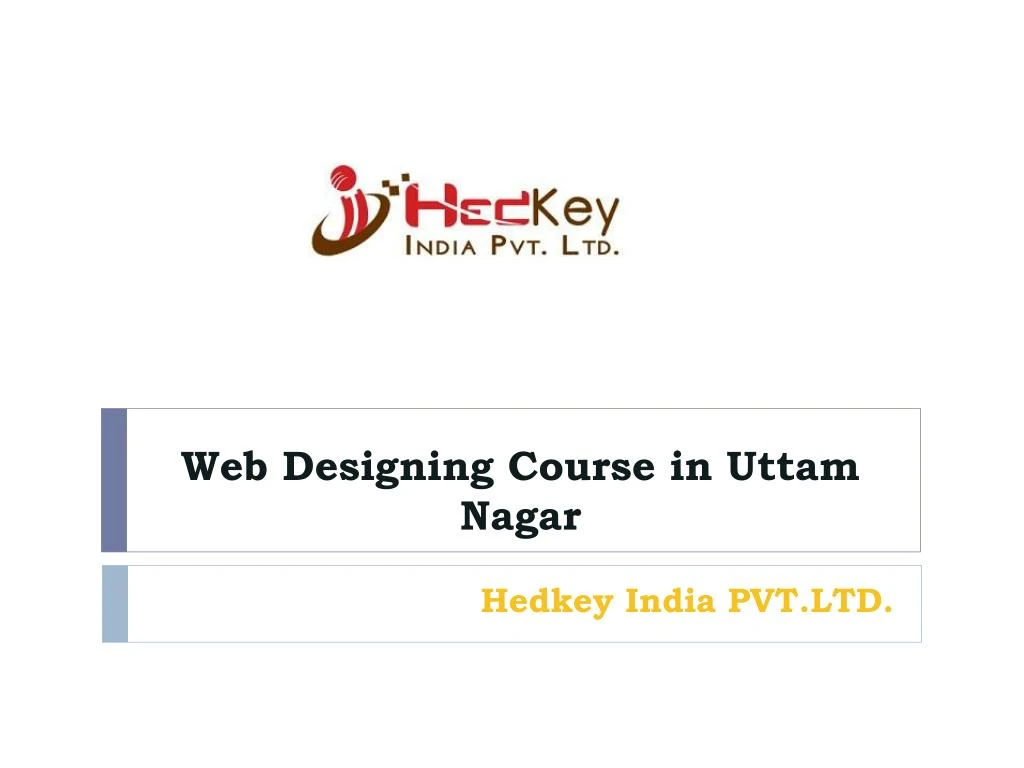 web designing course in uttam nagar