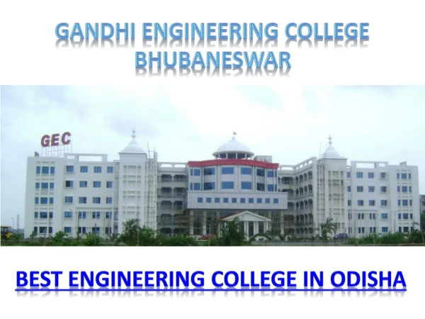 Top Engineering Colleges in BBSR