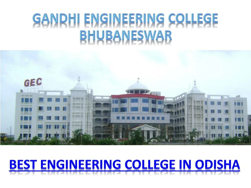 gandhi engineering college bhubaneswar