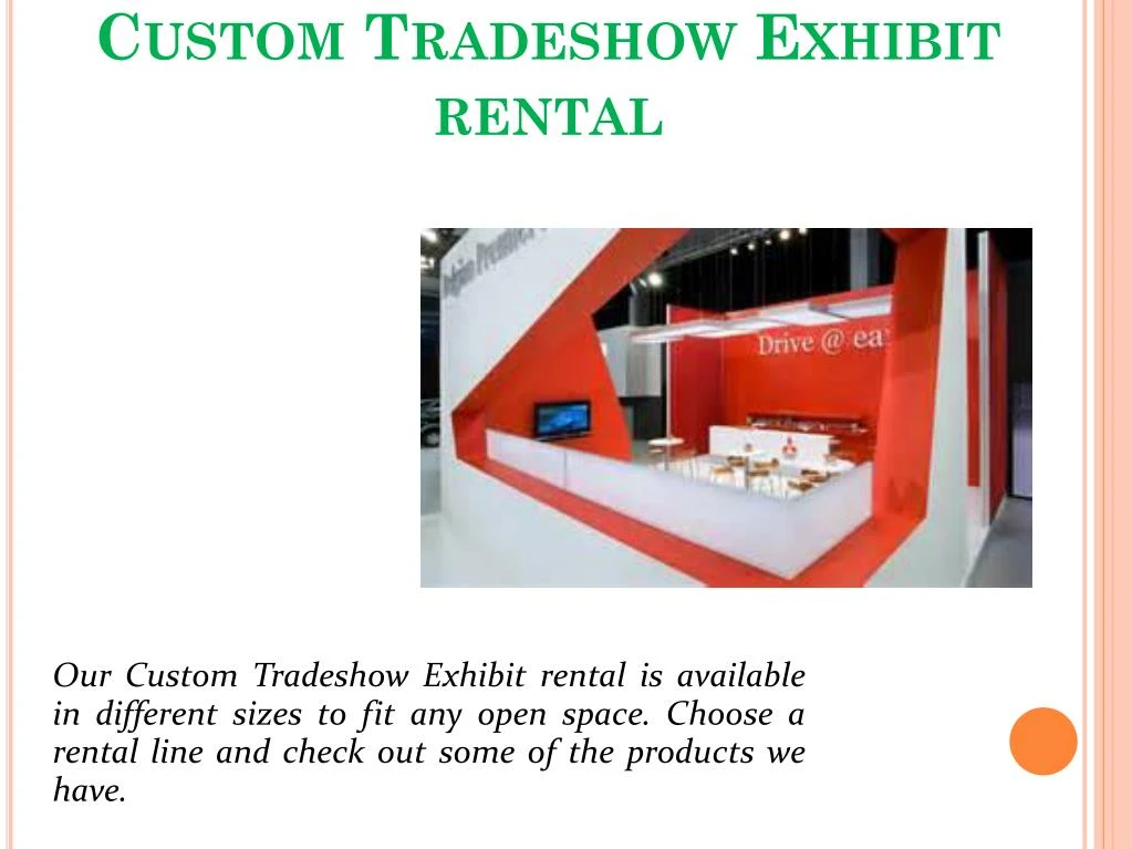 custom tradeshow exhibit rental