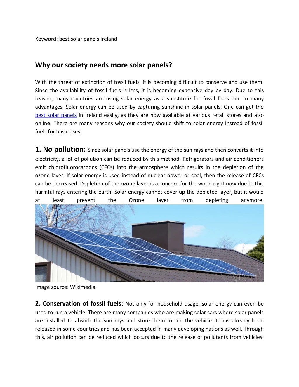 keyword best solar panels ireland why our society