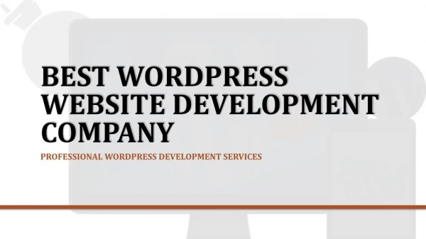 Top Rated WordPress Development Company
