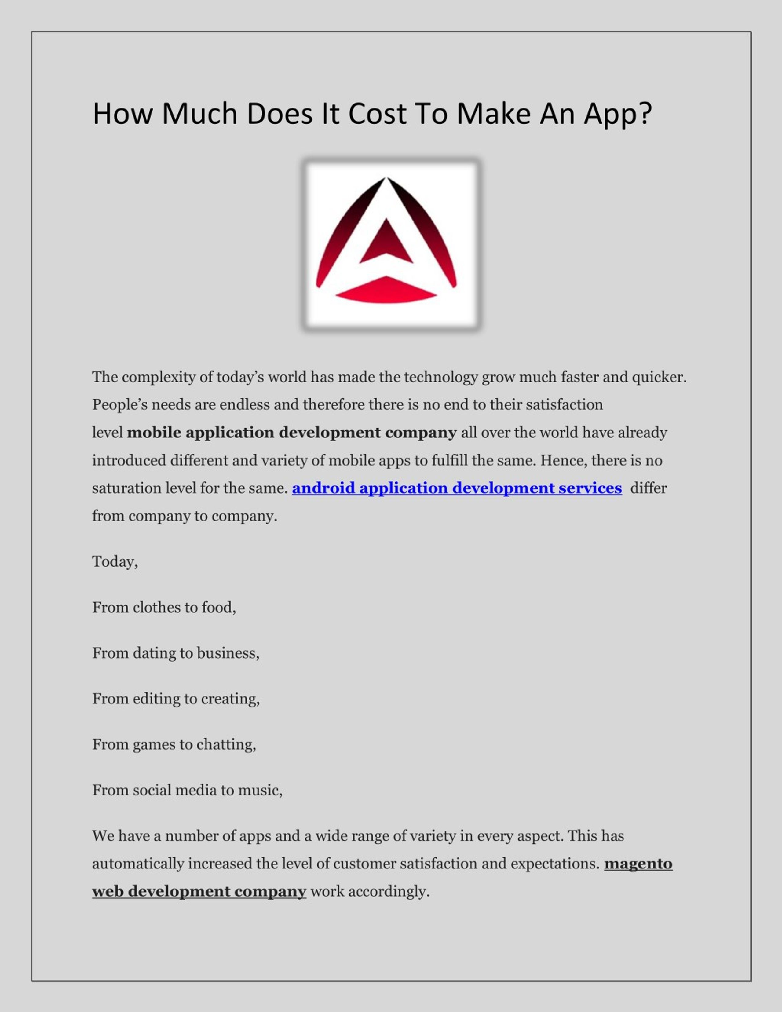 PPT - How Much Does It Cost To Make An App? PowerPoint Presentation ...