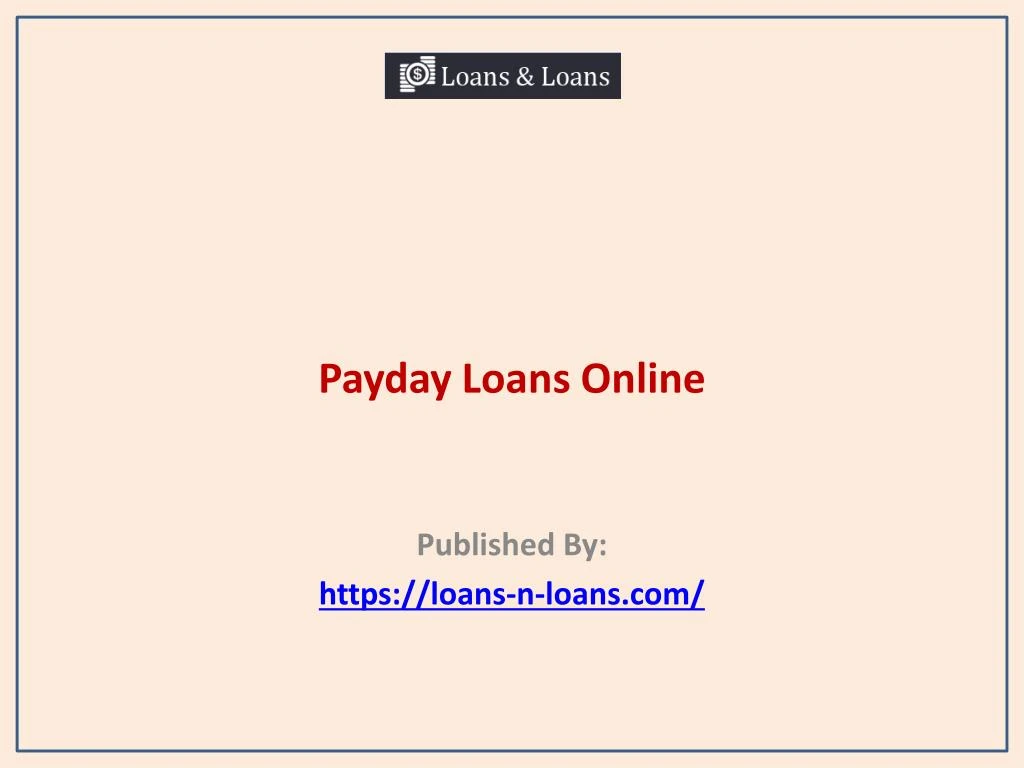 payday loans online published by https loans n loans com