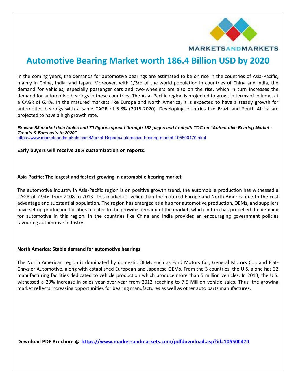 automotive bearing market worth 186 4 billion