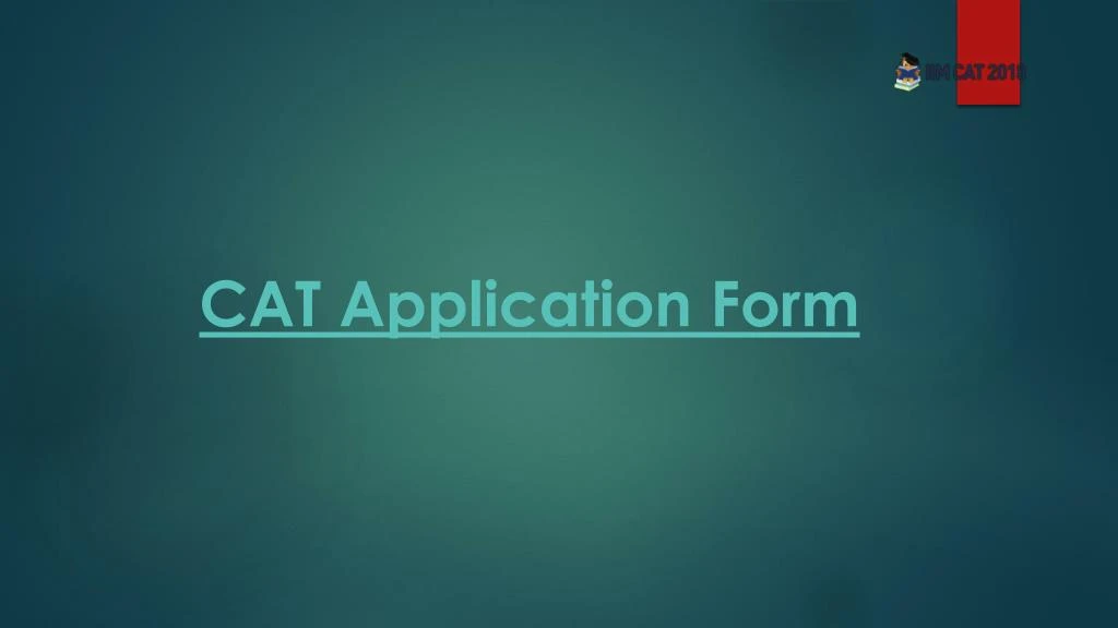 cat application form