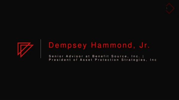 Dempsey Hammond, Jr. From Greenville, South Carolina