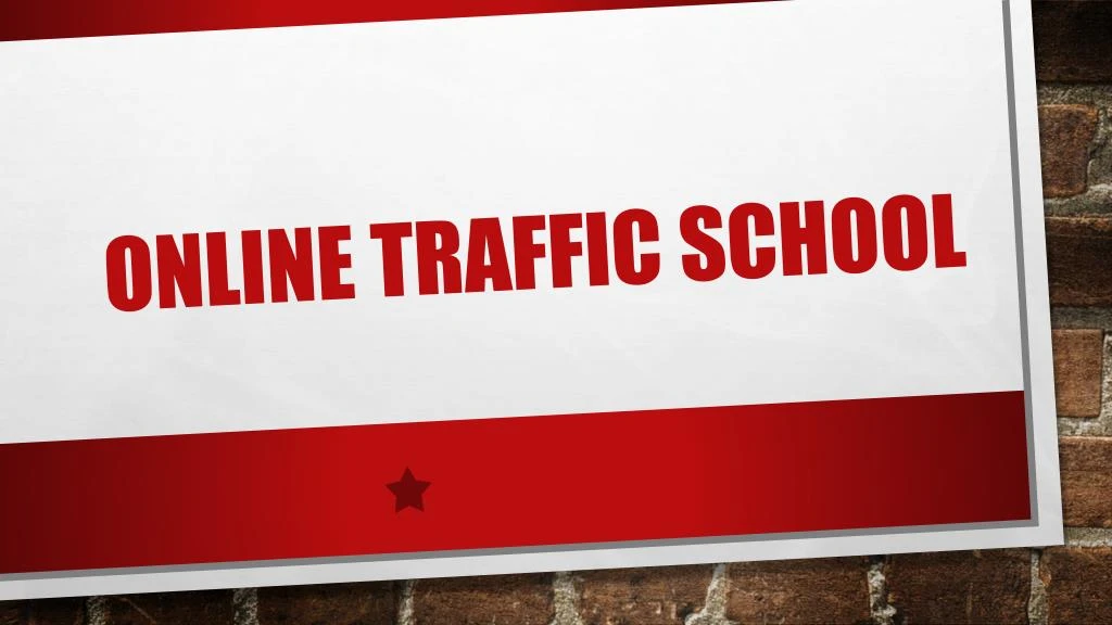 online traffic school