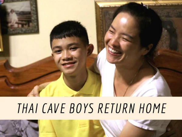 Thai cave boys return home
