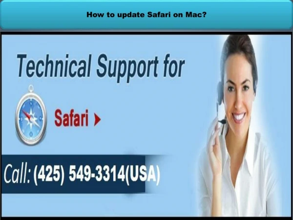 How to update Safari on Mac?