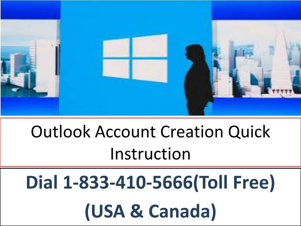 outlook account creation quick instruction