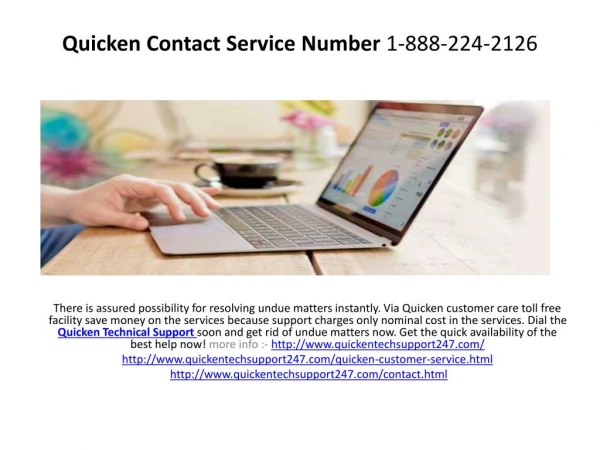 Call At Them Quicken Account Support For Resolving Numerous Difficulties