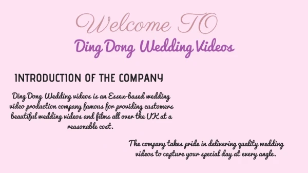 Get Best Wedding Video Packages At Inexpensive Rates