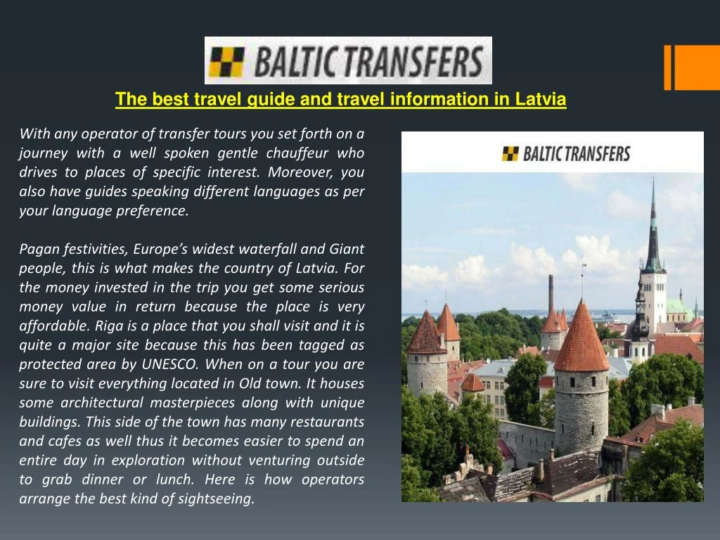 the best travel guide and travel information in latvia