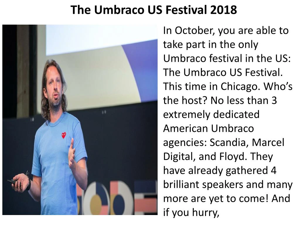 the umbraco us festival 2018