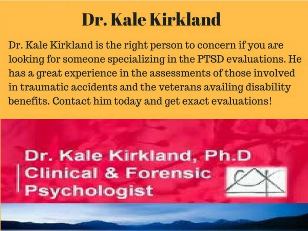 Dr. Kale Kirkland-Court-Related Evaluations